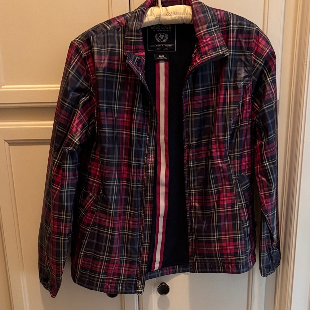 Ariat Plaid Utility Jacket - purple and Blue